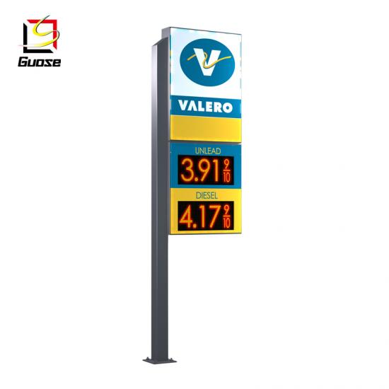 signe de pylône prix signes de station d'essence totem a mené des signes de prix du gaz fournisseurs