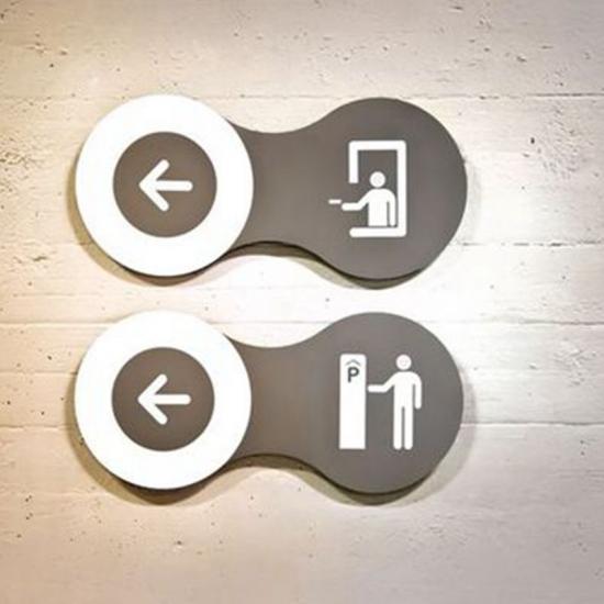 signalétique de guidage toilettes toilettes