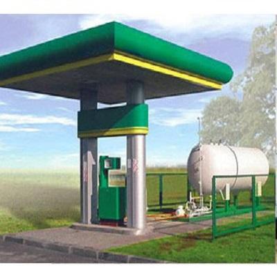 gas station canopy