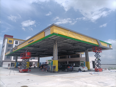China gas station project